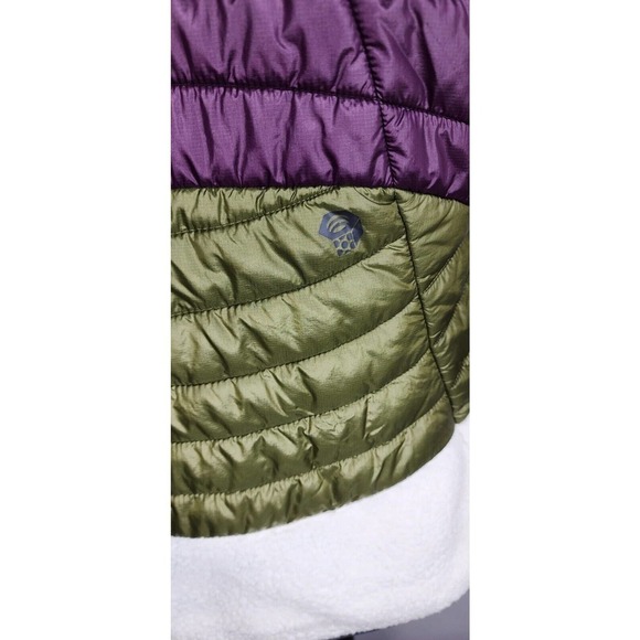 Mountain Hardwear Altius Hybrid Hoodie Sherpa Puffer Full Zip Jacket Size Small - Picture 6 of 13